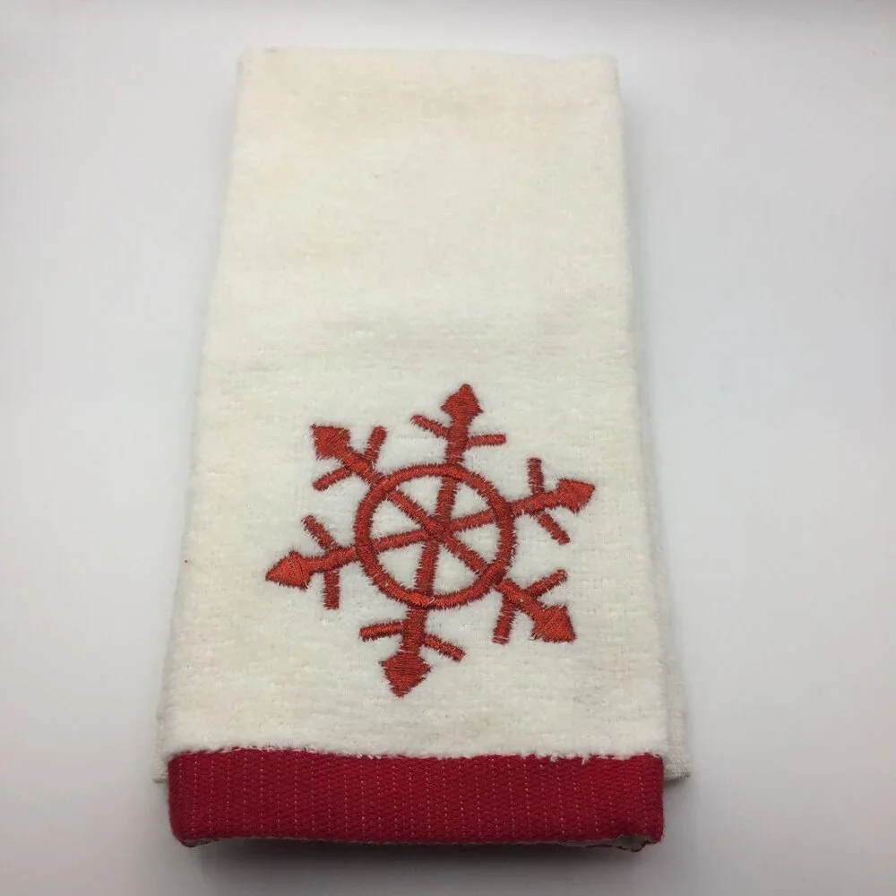 Christmas Conservatory Set 2 Mini Hand Towels 11x17